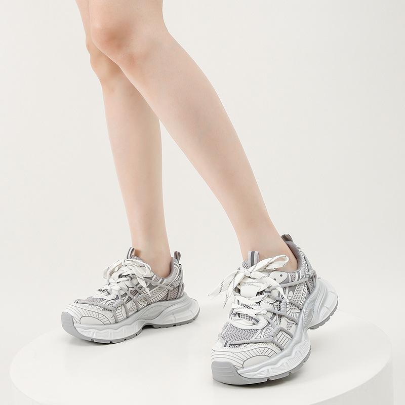2025 New Platform Dad Shoes Women's Summer Shoes Women's Shoes Versatile Breathable Sports Shoes Women's Shoes Casual Shoes