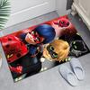 1pc Ladybug (5) Design Area Rug - Non-Slip, Soft & Cozy Floor Mat for Living Room, Bedroom, Office - Indoor/Outdoor Decorative Carpet