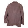 LARDINI JY326AQ22 Black X Gold Houndstooth Wool Cotton 3B Jacket Jacket 52 Black Bordeaux CheckUsed