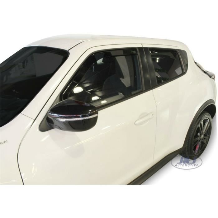 Déflecteurs d'Air - Nissan - Juke - 2010-2018 - 4 Pièces - Acrylique Teinté 3 Mm