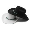 Big Brimmed Woolen Hat Western Cowboy Gift Hat Men'S And Women'S Couple Hat Ethnic Felt Hat