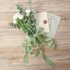 1.6In X 5 Yards 4cm Silk Chiffon Ribbons Bridal Bouquets Cake Packaging Ruffled Gauze Ribbon Handmade Bows DIY Handicrafts
