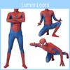 Exquisite Raimi Spiderman Cosplay Costume With Breathable Zentai Jumpsuit