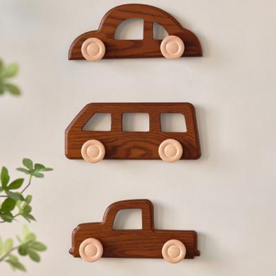 Gancio per Cappotti in Legno Ingresso Forma di Macchina Appendi Cappelli Appendi Decorativo da Parete per Vestiti Cappelli Borse Chiavi Decorazione Stanza dei Bambini