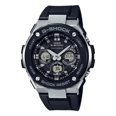 G-SHOCK GST-W300-1AJF Casio Orologio da Polso Radio-Solare G-STEEL Prodotto Giapponese Originale Uomo Nero