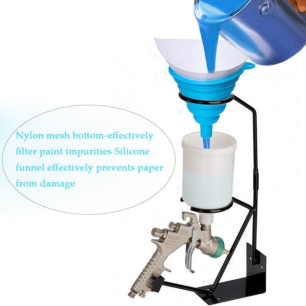 100Pcs/101Pcs Paint Filter Funnel PaperPurifying Straining cup Disposable 100Mesh Paint Filte conical Nylon MicronPaper Funnels