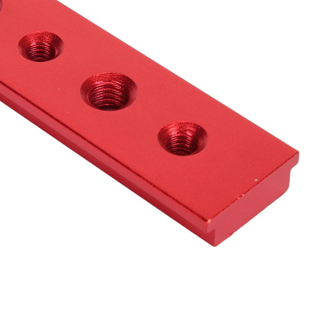 Red / Silvery T Slot Miter Track 100mm Width T-Track Jig Durable Miter Track Jig  Woodworking
