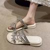 Fashion Sandals for Women Outdoor Roman Style Woman Shoes Vintage Summer 2025 Comfortable Shoe Designer Low Price Luxury Sandal On Sale