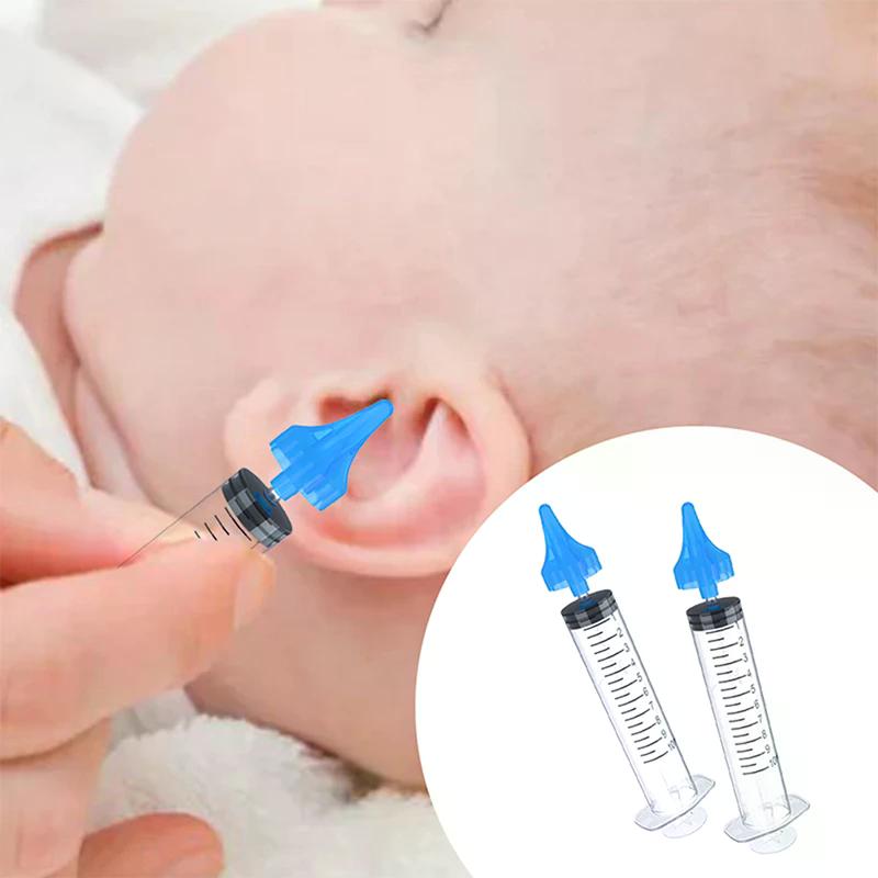 1pc 10ml Ear Wash Syringe Ear Cleaner Wax Removal Vacuum Cleaner Ear Cleaner Irrigation for Baby Children Adult
