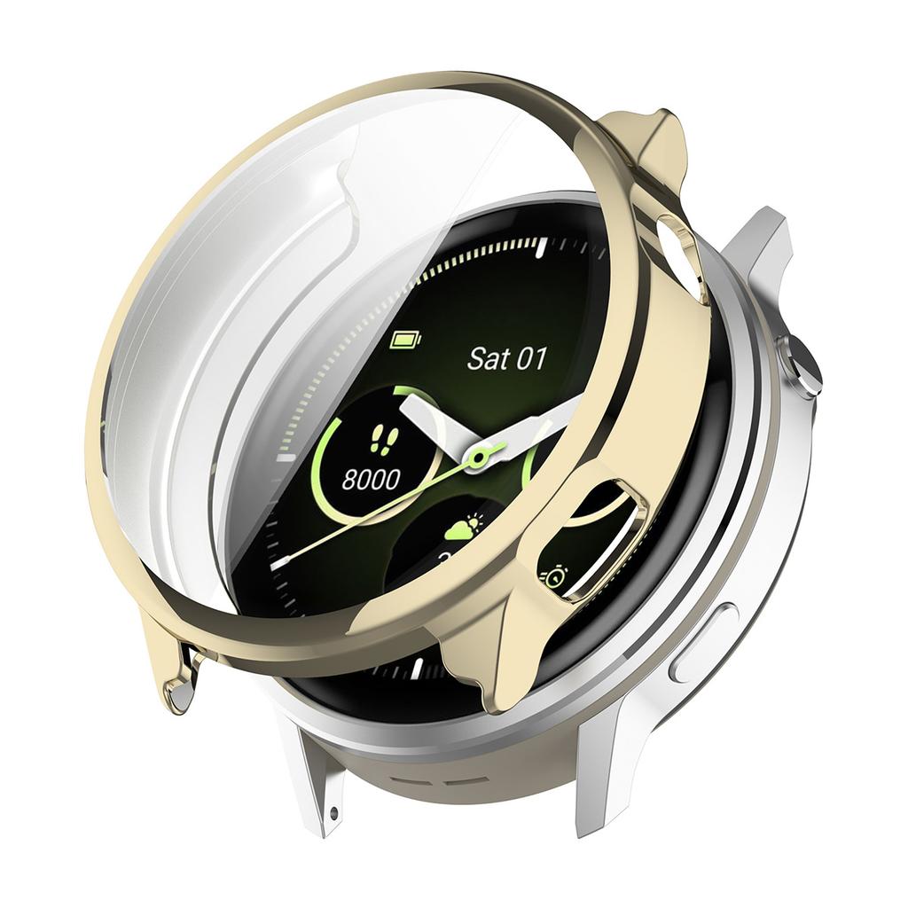 For Garmin Venu 4 41mm TPU Watch Case ENKAY HAT PRINCE Electroplating Watch Cover with Screen Protector