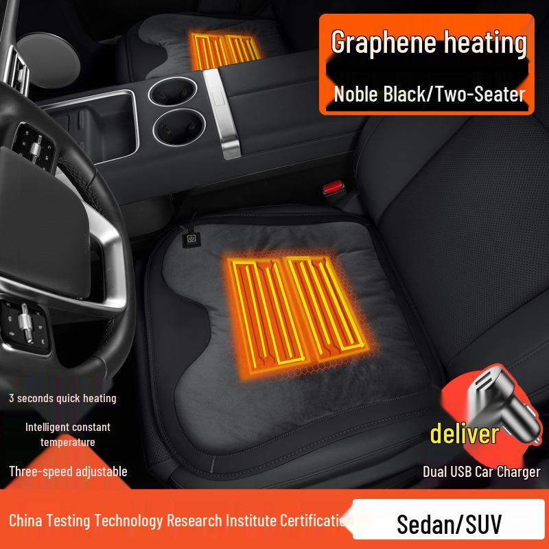 Kompatybilny z Oshan X5/X7PLUS i Z6: Kosei Flanelowa Podgrzewana Poduszka na Siedzenie Samochodowe