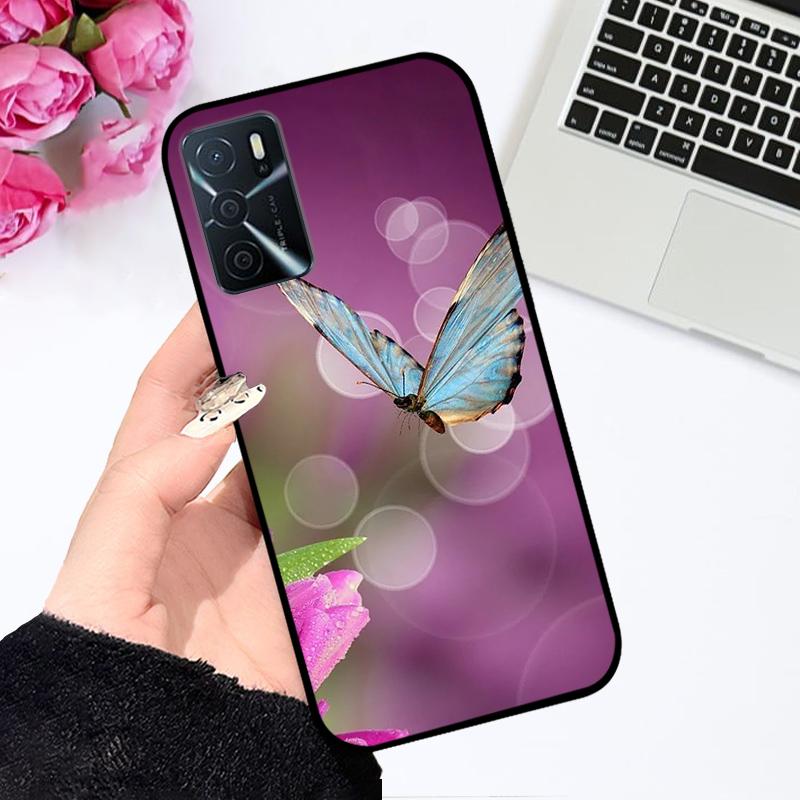 For Oppo A16 A16s 4G Case CPH2269 CPH2271 Fashion Cartoon Shockproof Soft Silicone Phone Cover For OPPO A16s A 16 Coque Bumper
