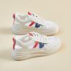 New Summer White Shoes for Female Students' Heightened Hollow Mesh Breathable Casual Street Shot