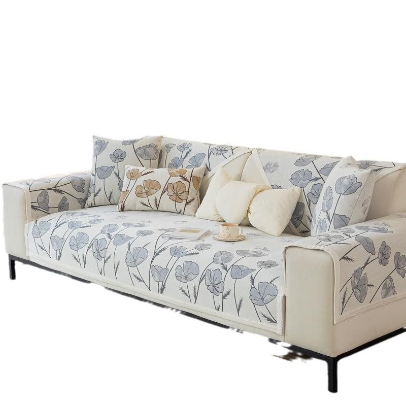 New Sofa Cushion, Universal Cover For All Seasons, High-End Non-Slip Fixed Sofa Cover, Towel, Seat Cushion
