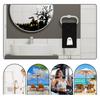 2 Pcs Halloween Black White Ghost Cotton Towel Halloween Ghost Hand Towel Hand Drying Towel for Drying Cleaning Cooking Holiday