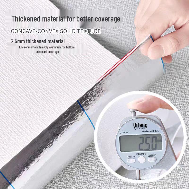 3D Self-Adhesive Waterproof Wallpaper: Moisture-Proof, Decorative Wall Stickers to Conceal Flaws