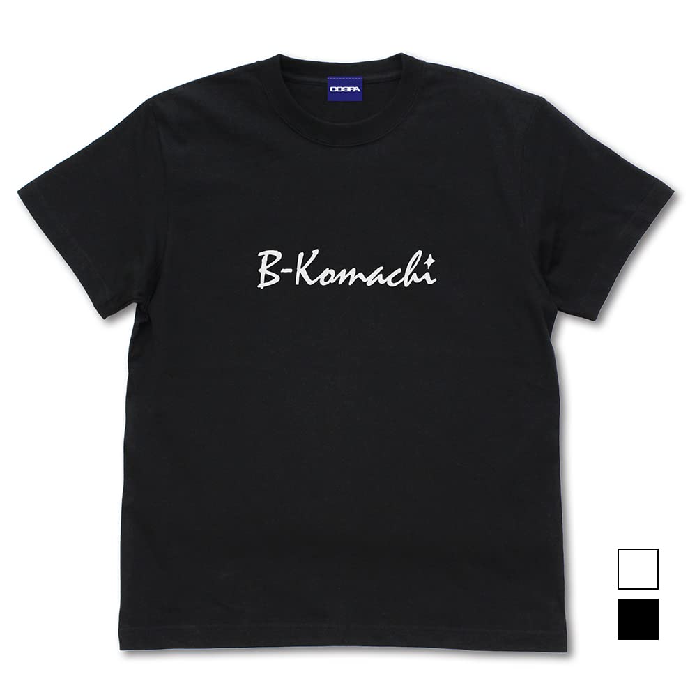 COSPA B Komachi size cotton T-shirt, M, BLACK,