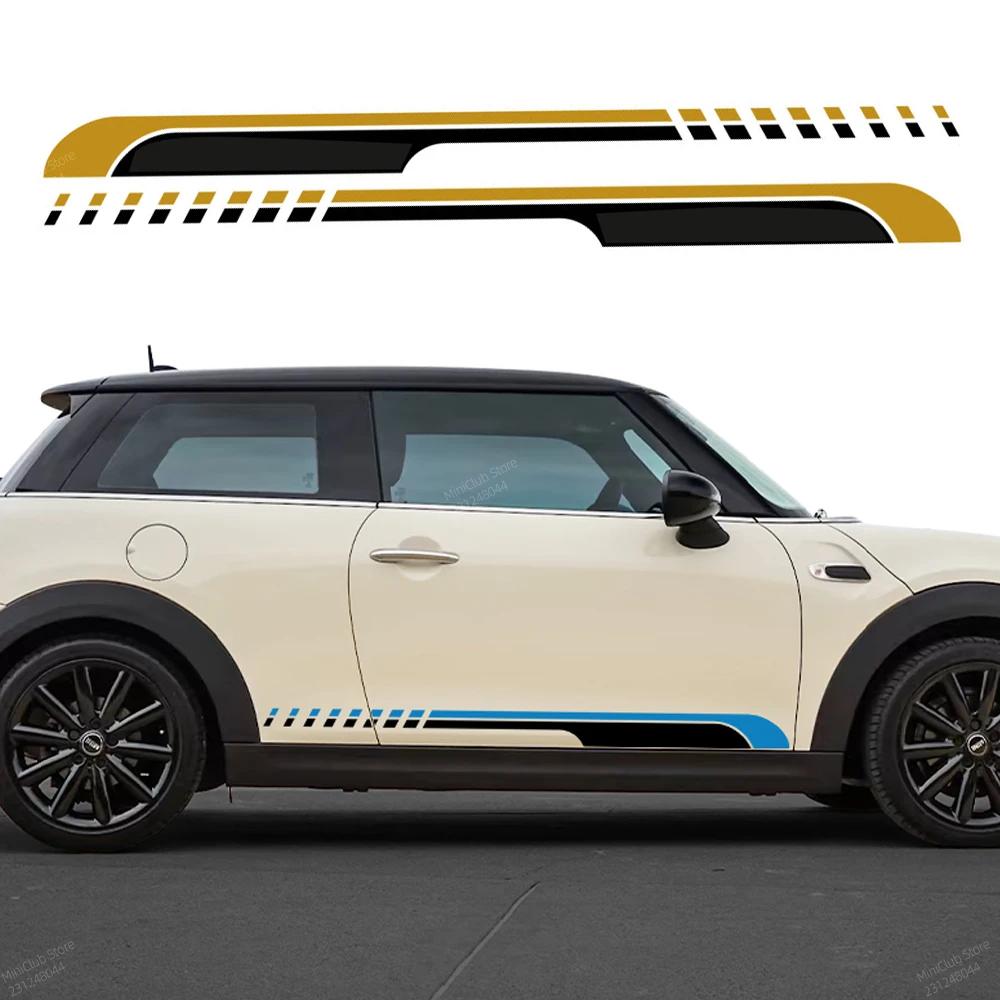 Car Door Side Sticker Vinyl Decoration For MINI John Cooper S JCW F55 F56 F57 R55 R56 R60 F60 Countryman Auto Tuning Accessories