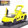 1/32 Lamborghini LP750 Alloy Sports Car Model, Simulated Interior Details, Cool Lighting and Sound Effects, Exquisite Desktop Ornaments