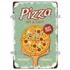 Vintage Metal Tin Sign Pizza Party Wall Decor Retro Kitchen Cafe Bar Home Plaque