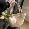 JMXD- Handmade Knitted Fashion Crossbody Bucket Bag for Women Shoulder Bag