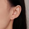 Kolczyki Srebrne Kolczyki Księżyc Kolczyki Srebro 925