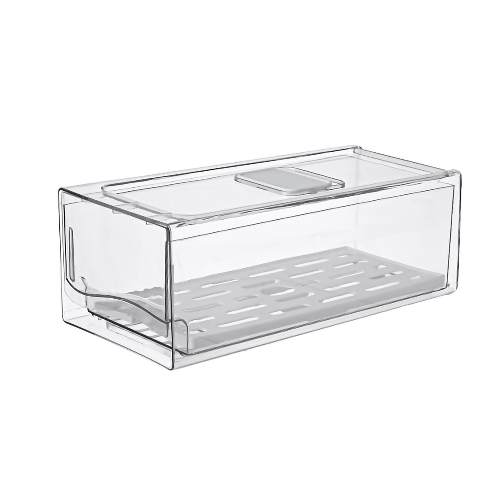 

1 шт. Кухонный холодильник ящик для хранения выдвижной ящик для хранения свежих яиц и мясных продуктов замороженный ящик для хранения многоразовый