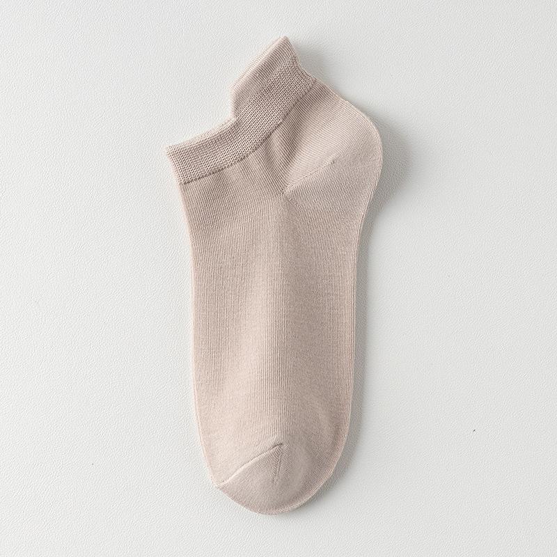 

Летние тонкие однотонные бесшовные носки-следки для мужчин, спортивные черные и белые, дышащие с низкой посадкой, повседневные мужские короткие носки 1 pair