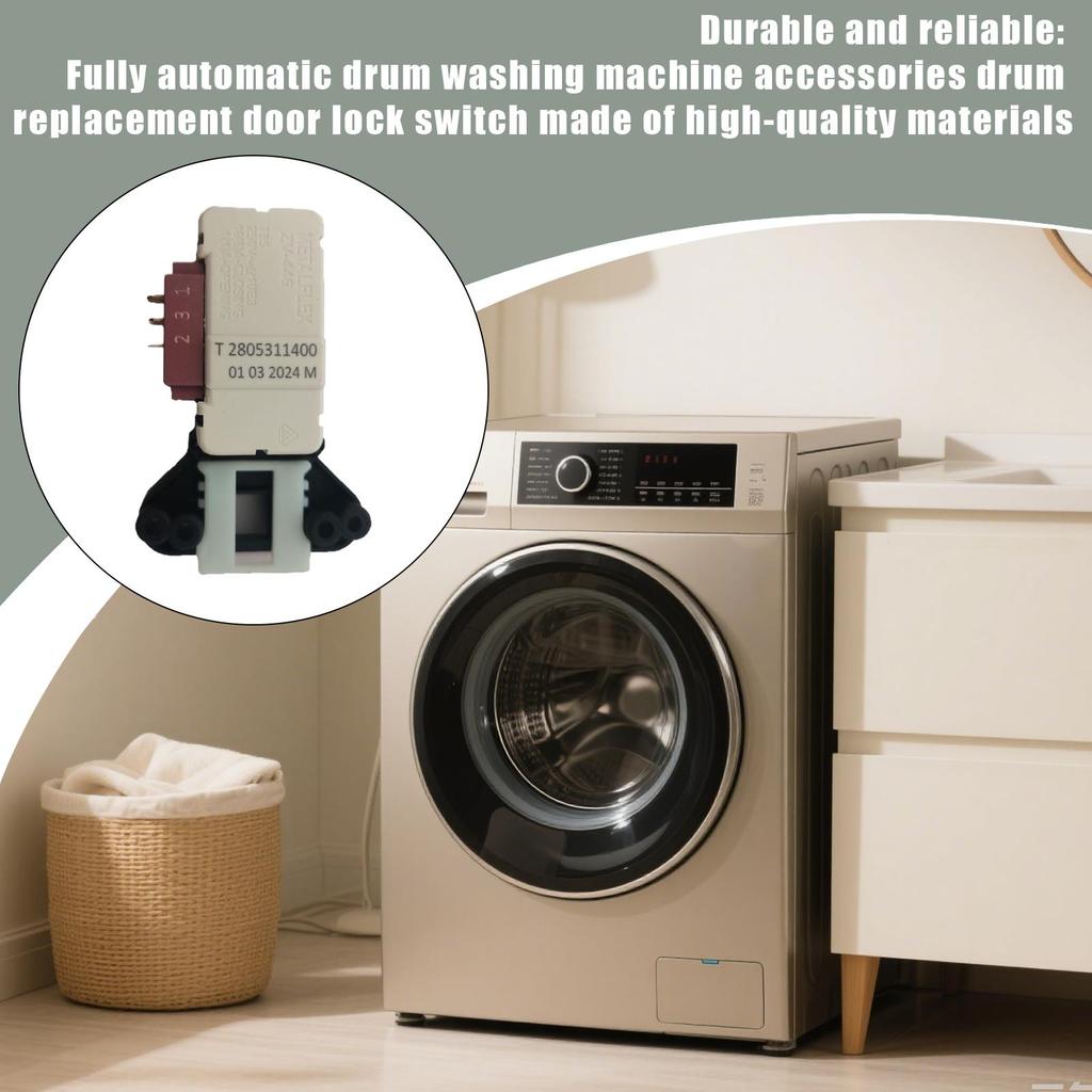 Washing Machine Door Switches Replacement For Washing Machine Safety Protection Stable Smooth Replacement For Home Room Friends