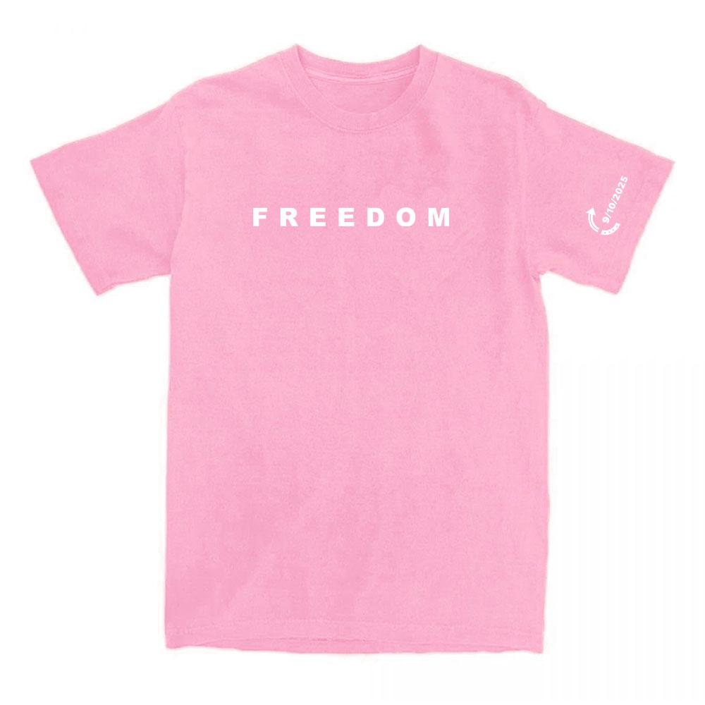 Freedom Tee Fashion American Charlie Kirk T-shirt Cotton Loose Women/Men Tshirts Casual O-neck Letter Printing Clothing