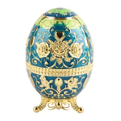 Toothpick Holder Alloy Material Inner Food Grade Plastic PP Pressing Type Egg Shape Toothpick