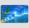 Zen Sand Garden Mat with Stone Design Non Slip Floor Rug for Living Room Bedroom Decorative Area Carpet