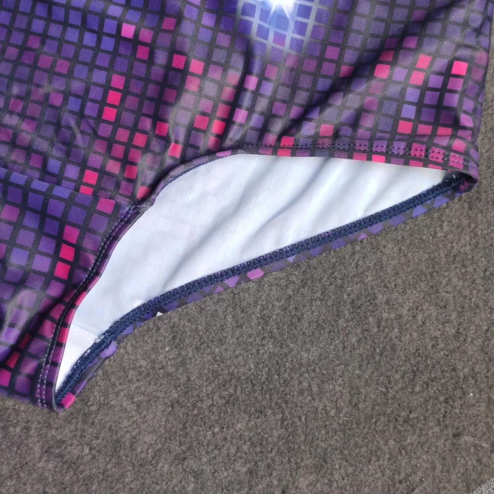Digital Universe Swim Boxer Sexy Low-rise Swim Brief Mens Swim Trunks Square Cut
