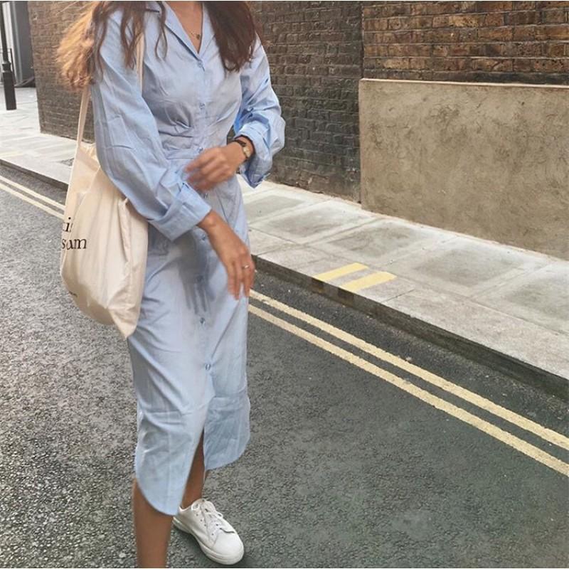 South Korea Ins Style British Museum Letter Print Thin Cotton Grey Cloth Bag Simple All-matching Shoulder