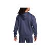 Nike Standard Issue Fz Hoodie With Solid Color Logo And Drawstring Men Outerwear Blue DQ5817-437