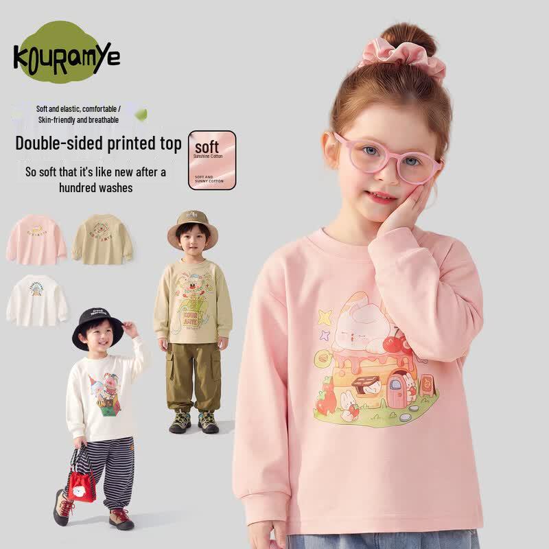 

Kuwami Kids Versatile Cotton Long-Sleeve T-shirt 110