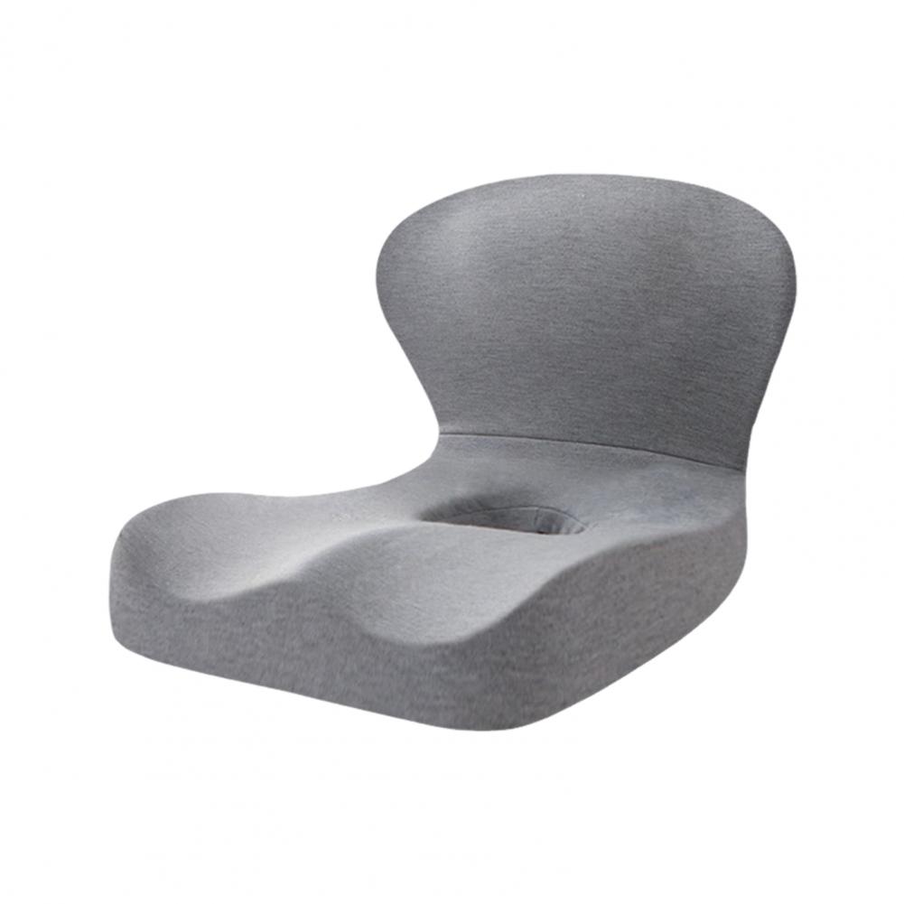 Seat Cushion for Office Chair Tailbone Pain Relief Cushion Ergonomic Memory Foam Seat Back Cushion Set for Office Car for Long