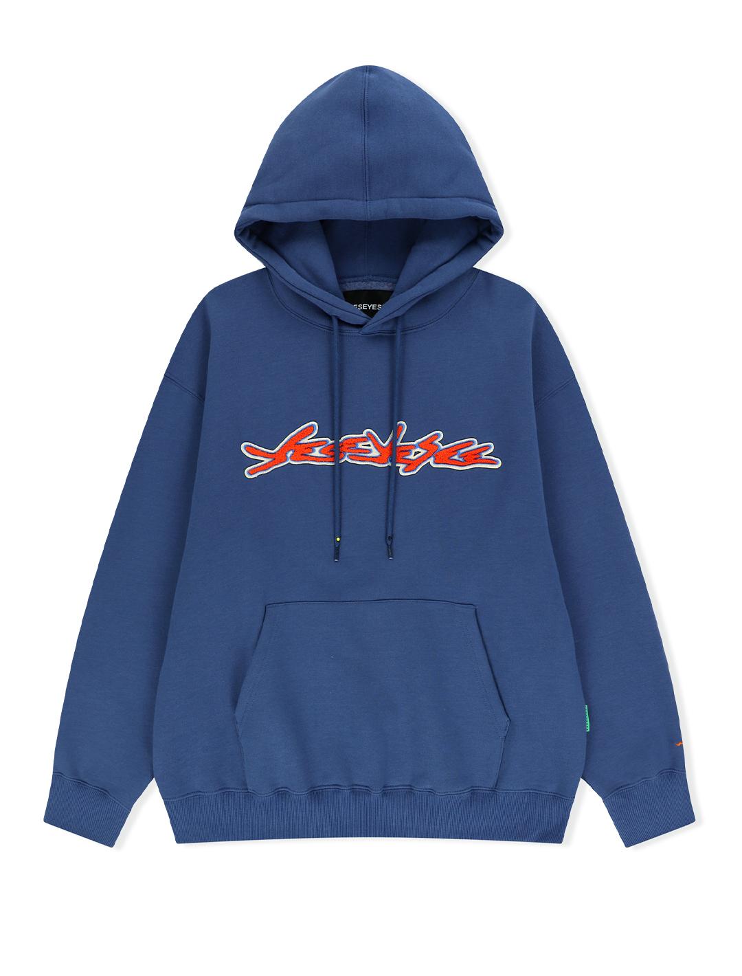 Yes Ic Y.E.S Sign Logo Hoodie Cobalt Blue Cobalt Blue/S