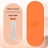Natural Rubber Anti-Slip Yoga Mat with Posture Guide Lines