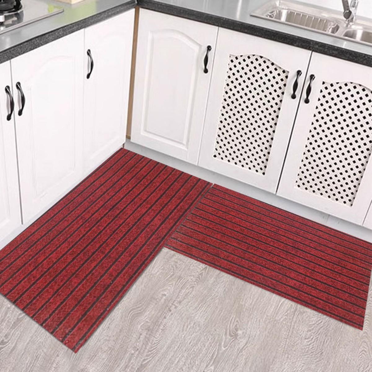

Кухня водопоглинаюча швидковисихаюча діатомова грязь стійка до бруду та легка в догляді побутова нековзка та зносостійка килимок для ванної кімнати 1 шт. 40*60CM червоний