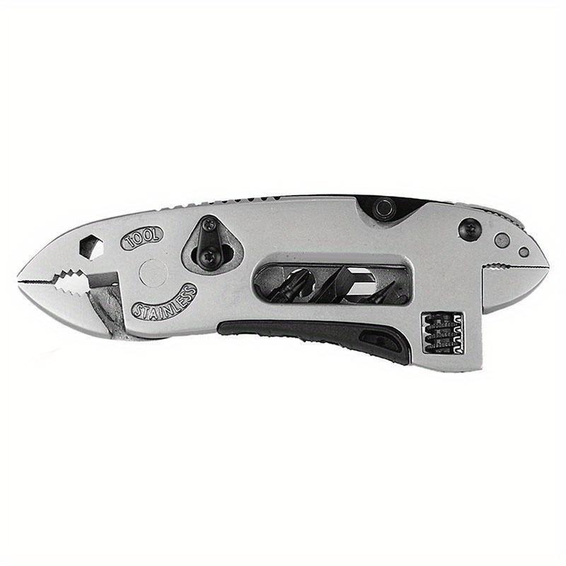 Multi-tool Knive Gear EDC Tool Set Justerbar skiftenøkkel Kjeve Skrutrekker Tang Verktøy