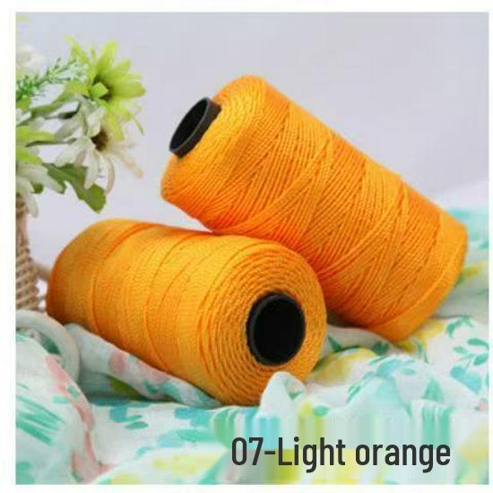 Ice Silk Three-Strand Yarn for Crochet Bags, Hats, Seat Cushions, Bottle Sleeves, and Slippers