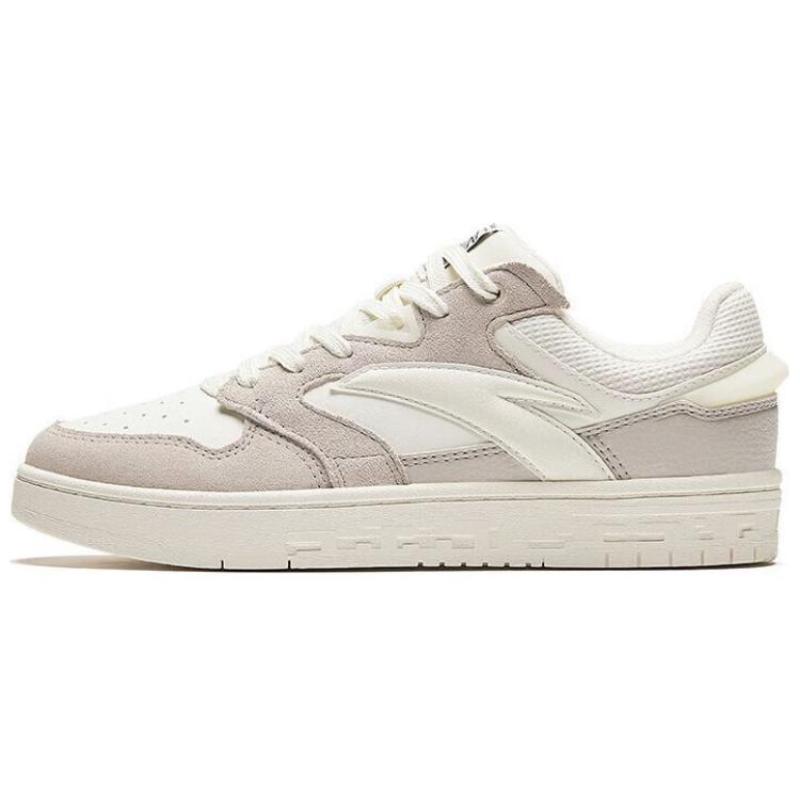 

Anta Anti Slip Wear Resistant Low Top Skateboard Shoes Women s White Gray Sneakers 122418051-3 37.5 сірий колір
