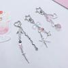 Sweet Star Heart Bead Charm Pendant Chain Phone Straps Pocket Keychain Strap