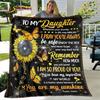 To My Daughter Plush Butterfly Quilt Blanket,Flannel Blanket Throw Blanket for Living Room Bedroom Bed Sofa Gift for Daughter