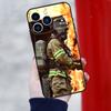 Firefighter Heroes Phone Case For iPhone 15 16 Pro Max 12 13 Mini 11 14 Pro Max XR 16 15 Plus 16e Back Cover