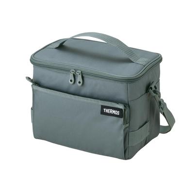 Thermos Soft Cooler 5L Grau Isoliertasche 5-lagige Isolierstruktur Faltbarer und kompakter wasserabweisender Stoff Boxtyp RFD-0051 GY