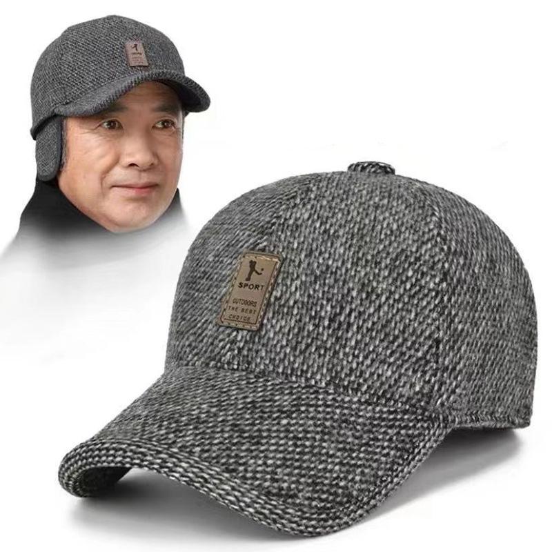 

Хлопковая шляпа Мужская шляпа Осень и зима Для среднего возраста Папина тканевая шляпа Одинокий старик Ветрозащитная бейсболка Солнцезащитная шляпа серый