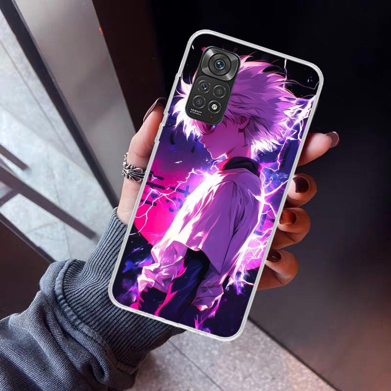 

Huner X-Hunters Killua Phone Case For Xiaomi Redmi Note 10 11 12 13 14 15 Pro Plus 11S 12S 14S 11T 11E 10S Soft TPU Back Cover R Redmi Note 12 4G