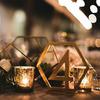 1-20 Wooden Wedding Table Numbers Hexagon Shape With Holder Base Catering Decor